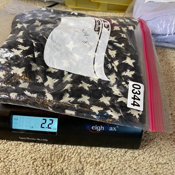 Talbots Women's Houndstooth Pattern Cap Sleeve Top Shirt Black White Size 8 - Picture 9 of 9